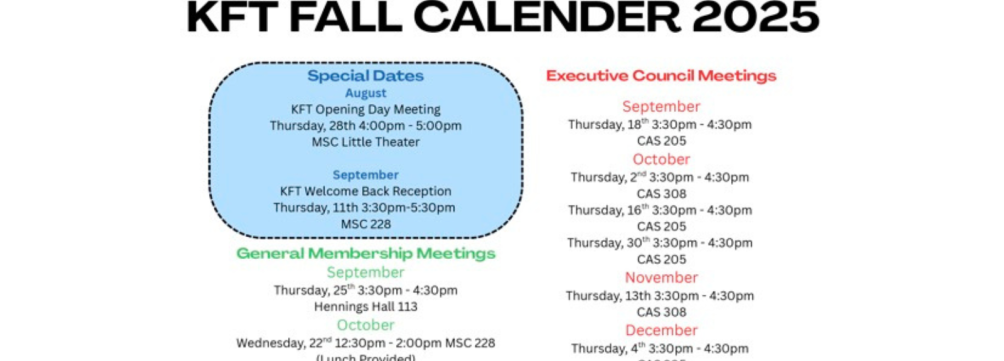 Fall 2025 calendar