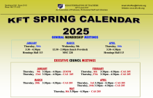 Spring 2025 calendar