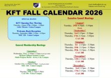 KFT Fall Calendar 2026 half